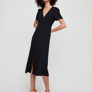 Babaton Elin Midi Button Front Dress